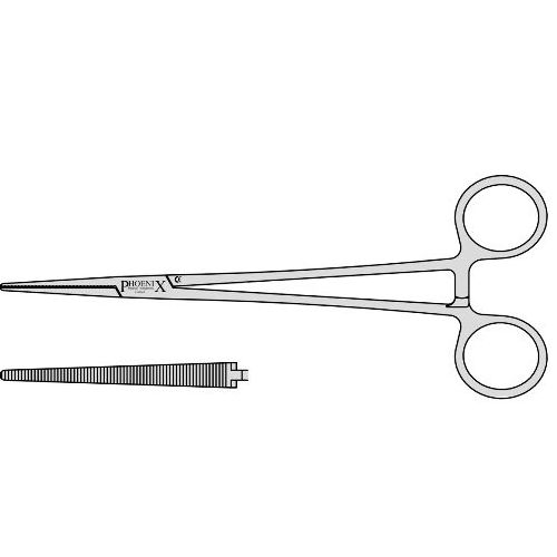 Heiss Artery Forceps With Box Joint 200mm Straight