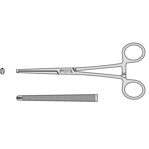 Kocher Artery Forceps With Box Joint 1 Into 2 Teeth 140mm Straight (Pack of 10)