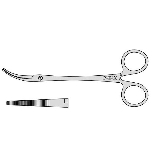 Scott Tonsil Artery Forceps With Screw Joint 180mm Curved