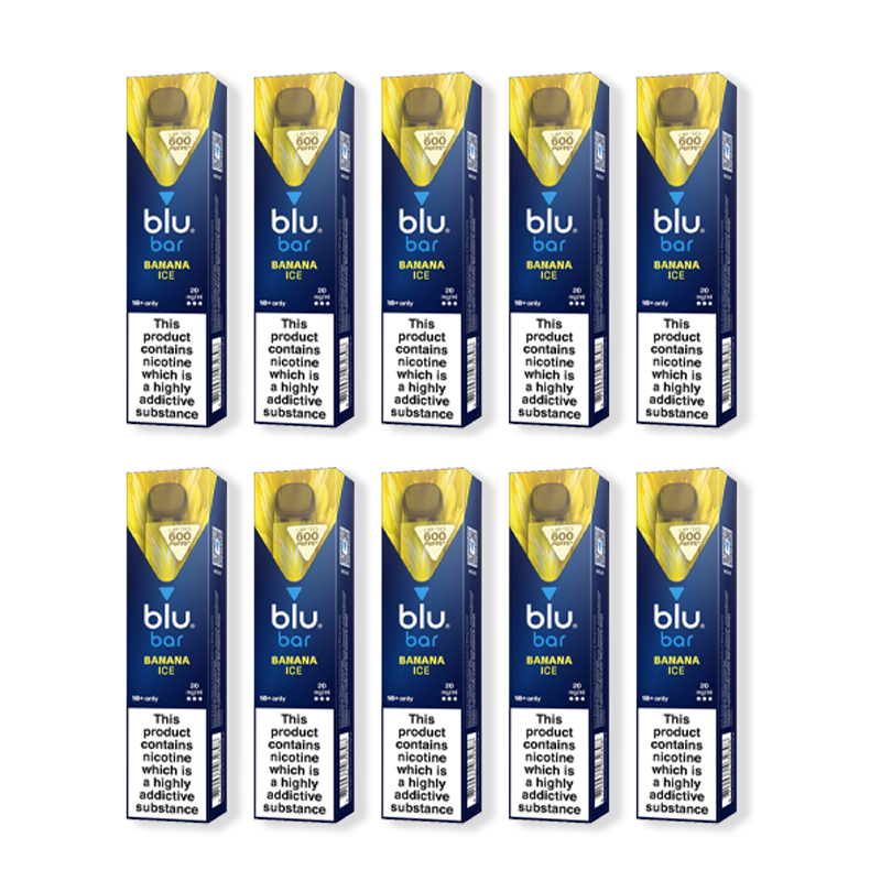 Blu Bar Banana Ice Disposable Vape Pen (Pack of 10)