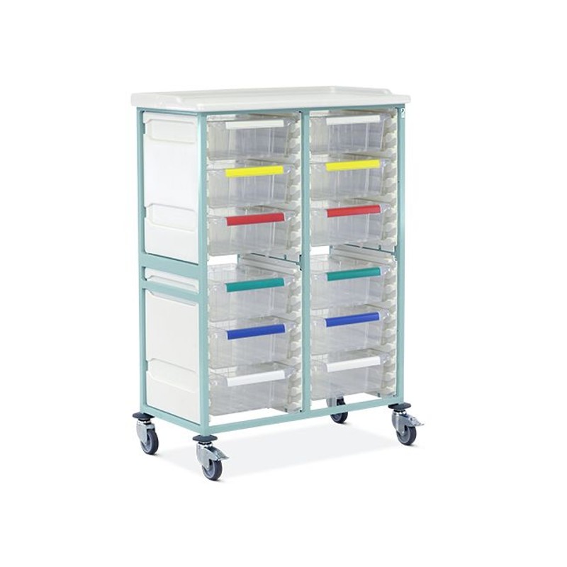 Bristol Maid Double-Column Caretray Tray Rack (12 Deep Trays)