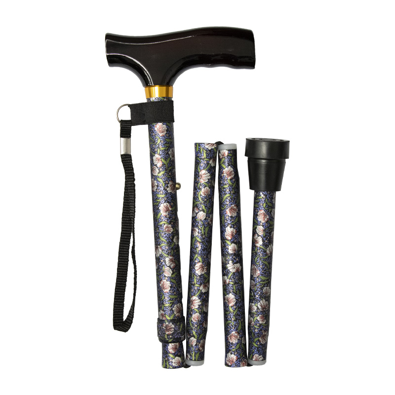 Homecraft Wild Rose Folding Walking Stick