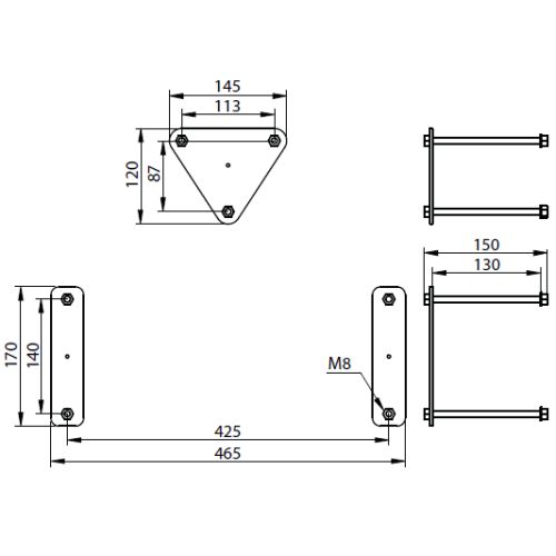 Linido Set Backing Plates Health And Care