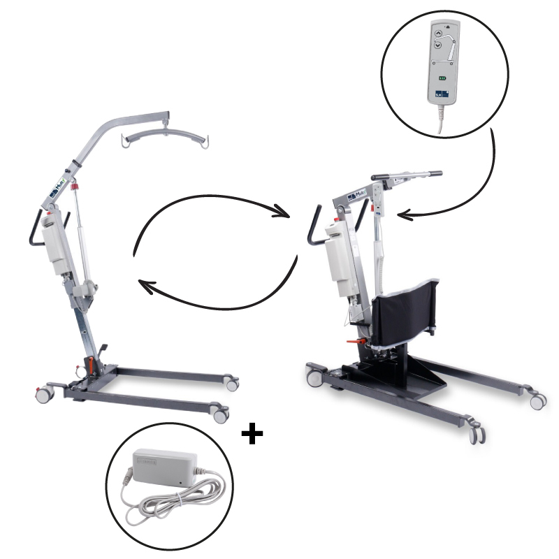 Wellell SLK Multy Hybrid Active and Passive Hoist Convertible Set