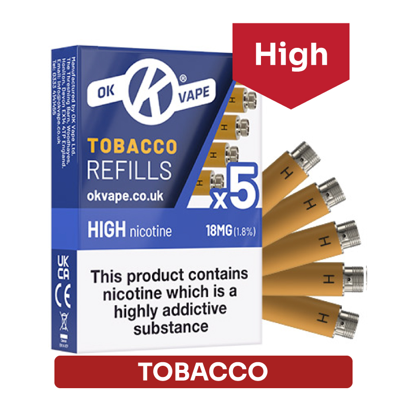 OK Vape E Cigarette High Strength Cartridges Health and Care