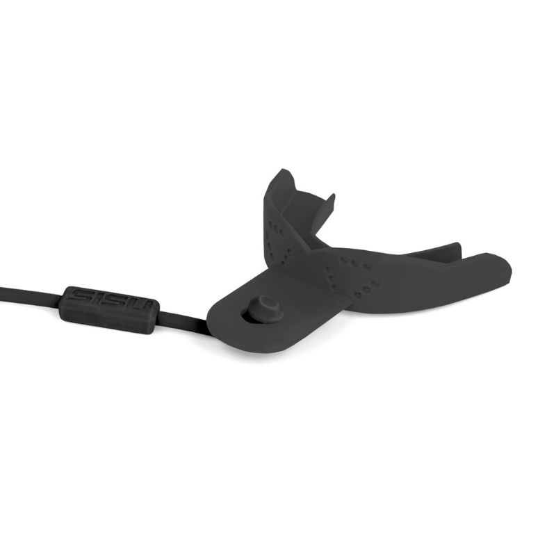 SISU 3D Tether Mouthguard (Charcoal Black) | Health and Care