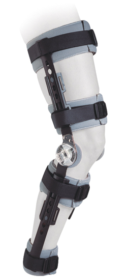 Donjoy Telescoping Cool IROM Post Operative Knee Brace :: Sports ...