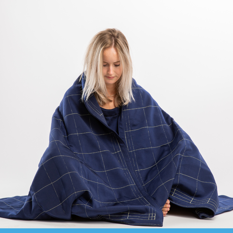 Tetcon Tear Resistant Anti-Suicide Blanket (Navy Blue)