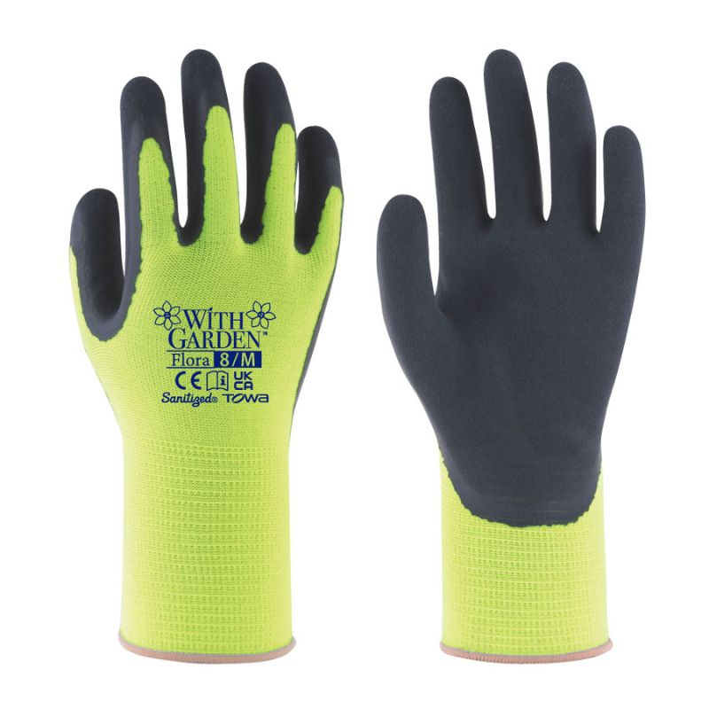 Towa WithGarden Flora Ladies Lemon Yellow Gardening Gloves