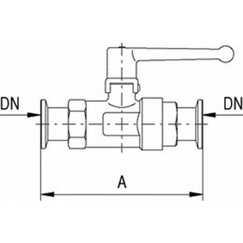 Two Way Ball Valve Dn 16 Kf