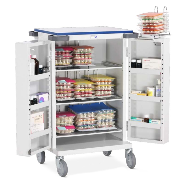 Bristol Maid Unit Dosage MDS Trolley (9-Frame Capacity)