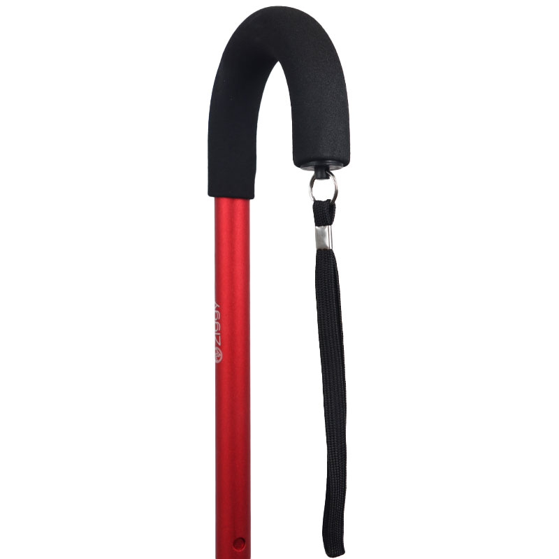 Ziggy Burgundy Adjustable Walking Stick | Health and Care