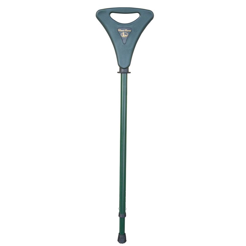 Adjustable Green Mono Walker Seat Stick