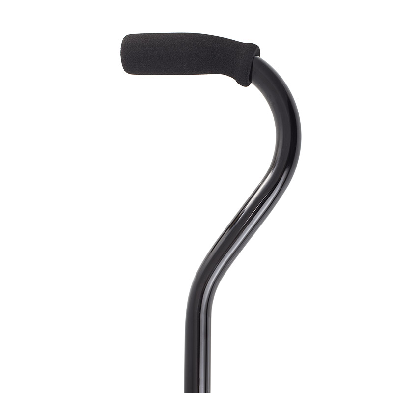 Adjustable Swan-Neck Orthopaedic Quad Cane | Health and Care