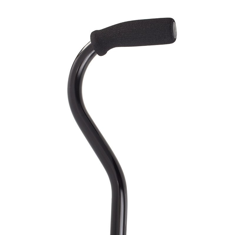 Adjustable Swan-Neck Orthopaedic Quad Cane | Health and Care