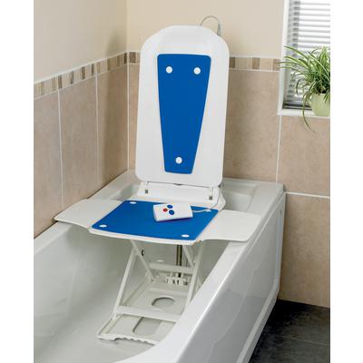 Bathmaster Deltis Heavy Duty Reclining Bath Lift with Blue Covers ...