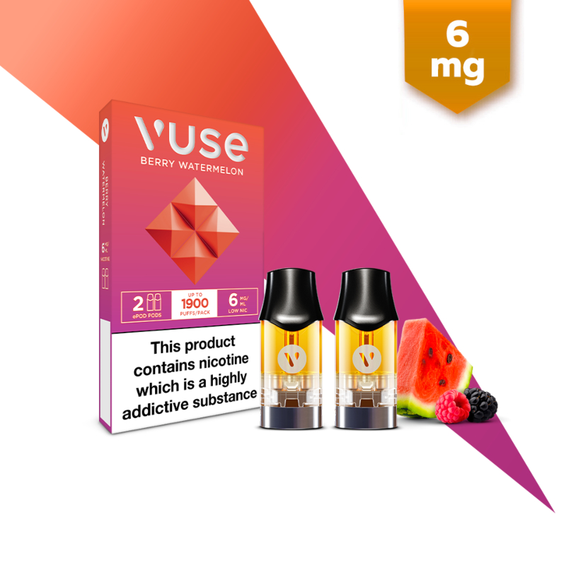 Vuse ePod vPro Berry Watermelon Pods (6mg) | Health and Care