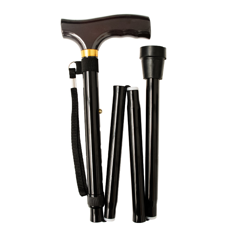 Homecraft Black Folding Walking Stick