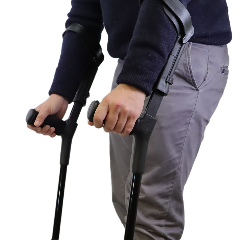 Cool Crutches Black Crutches (Pair) | Health and Care