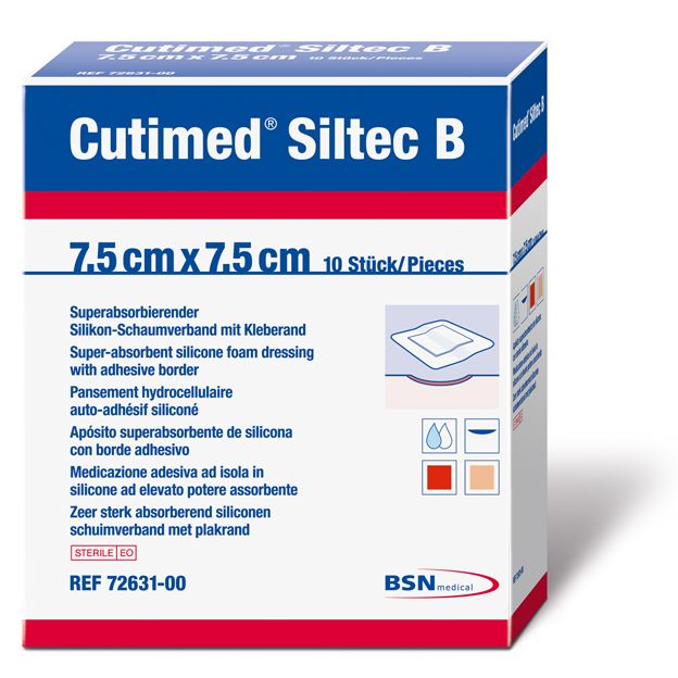 Cutimed Siltec B Foam Dressing | Health And Care