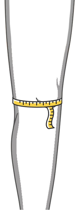 How to measure your knee correctly