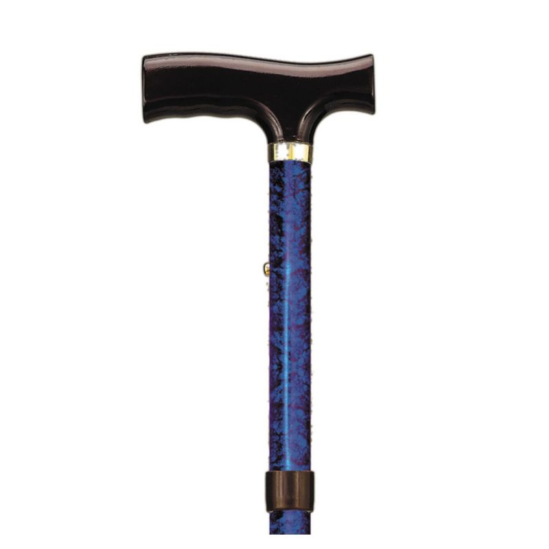 blue-crackle-pattern-folding-cane-health-and-care