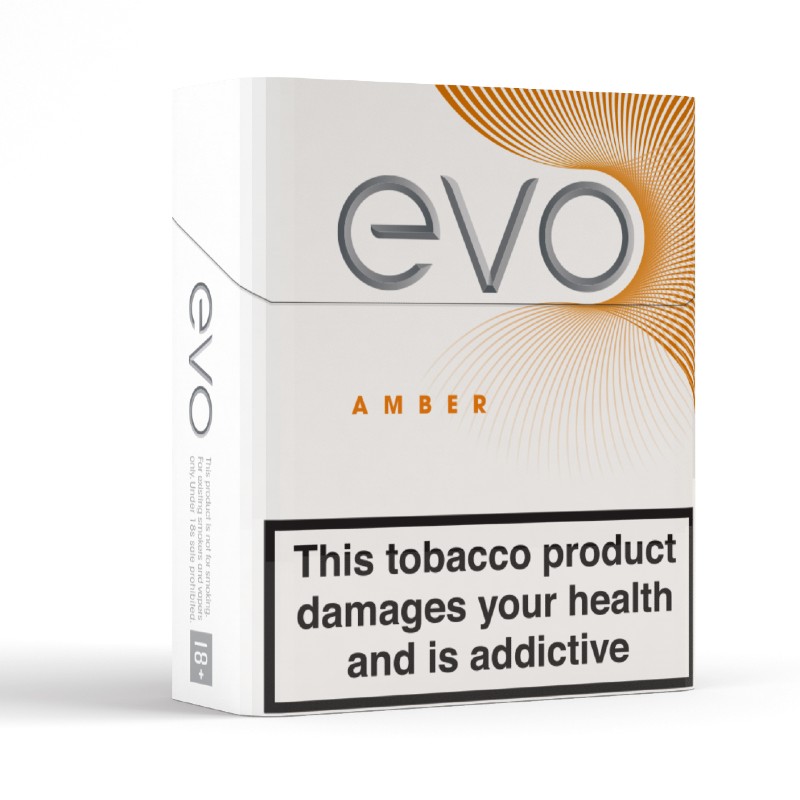 EVO Amber Tobacco Sticks (Pack of 20) | Health and Care