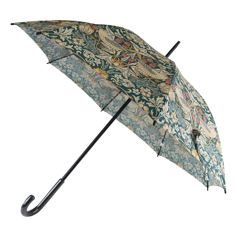 Fulton Kensington-2 Morris and Co. UV Walking Umbrella (Strawberry Thief)