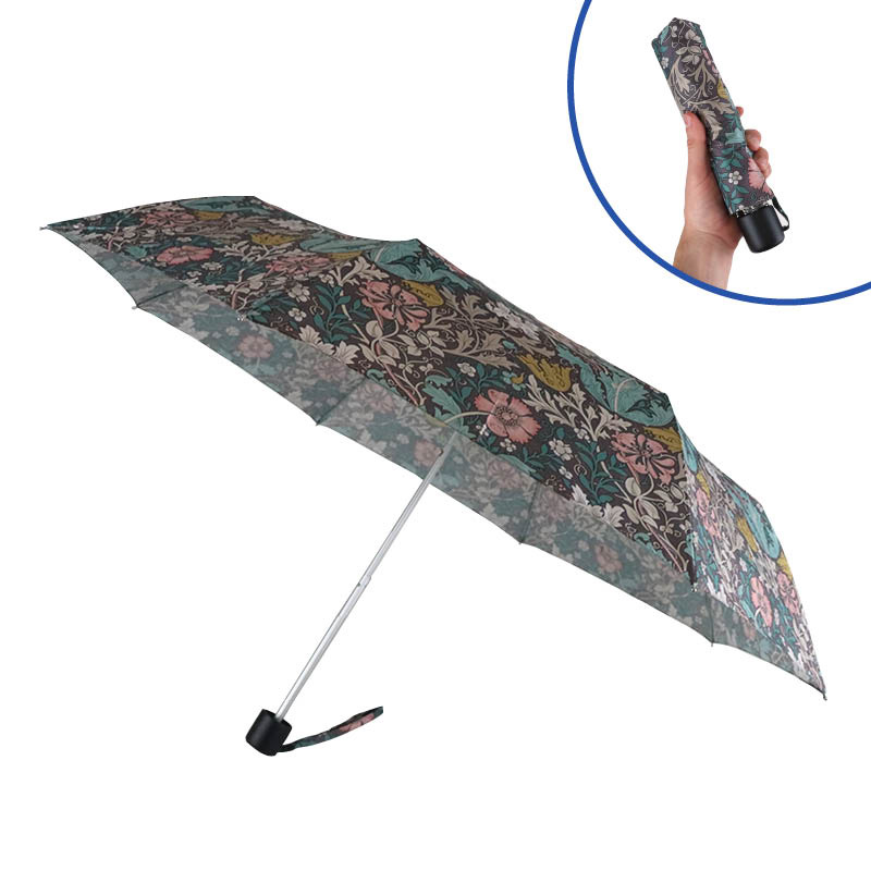 Fulton Minilite-2 Morris and Co. Foldable Umbrella (Compton)