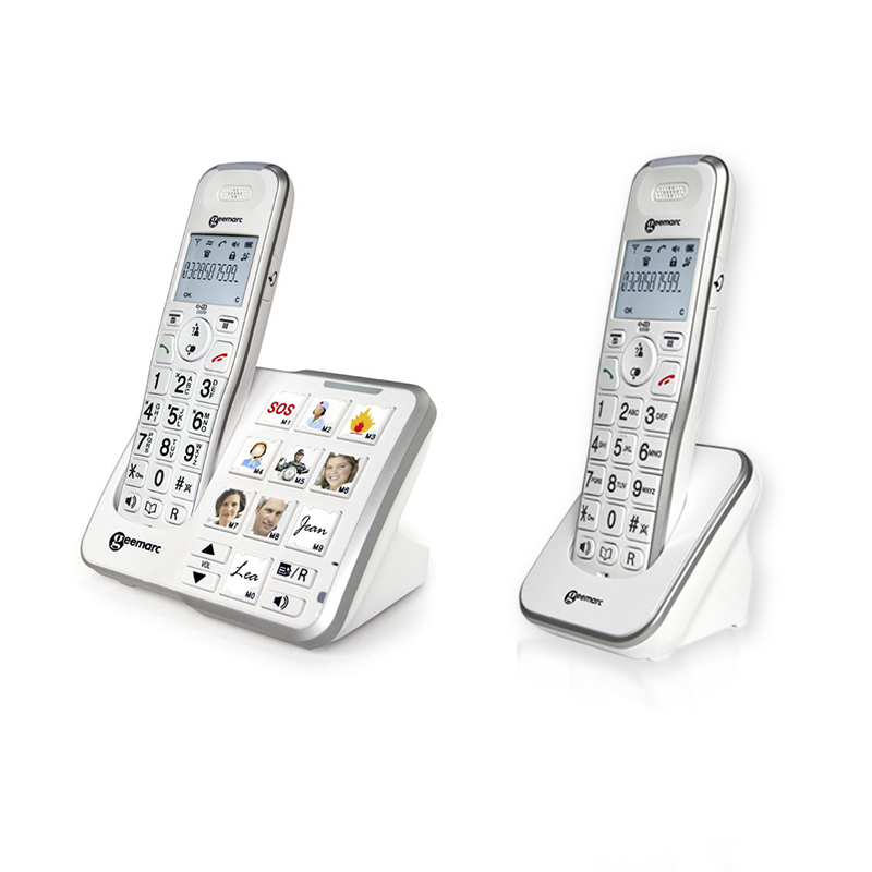 Geemarc AmpliDECT 295 Photo Cordless Amplified Telephone with Answering Machine and Extra Handset