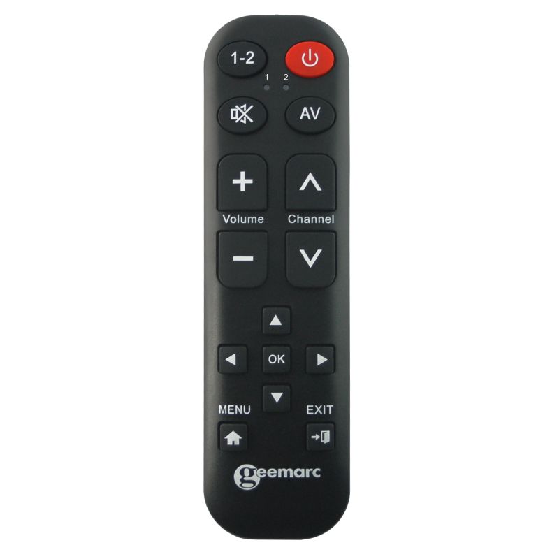 Simple Senior TV Remote Control, Large Button Remote, Easy to Use TV Remote  Control