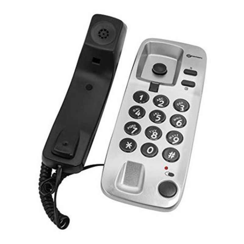 Geemarc Silver Marbella Corded Telephone