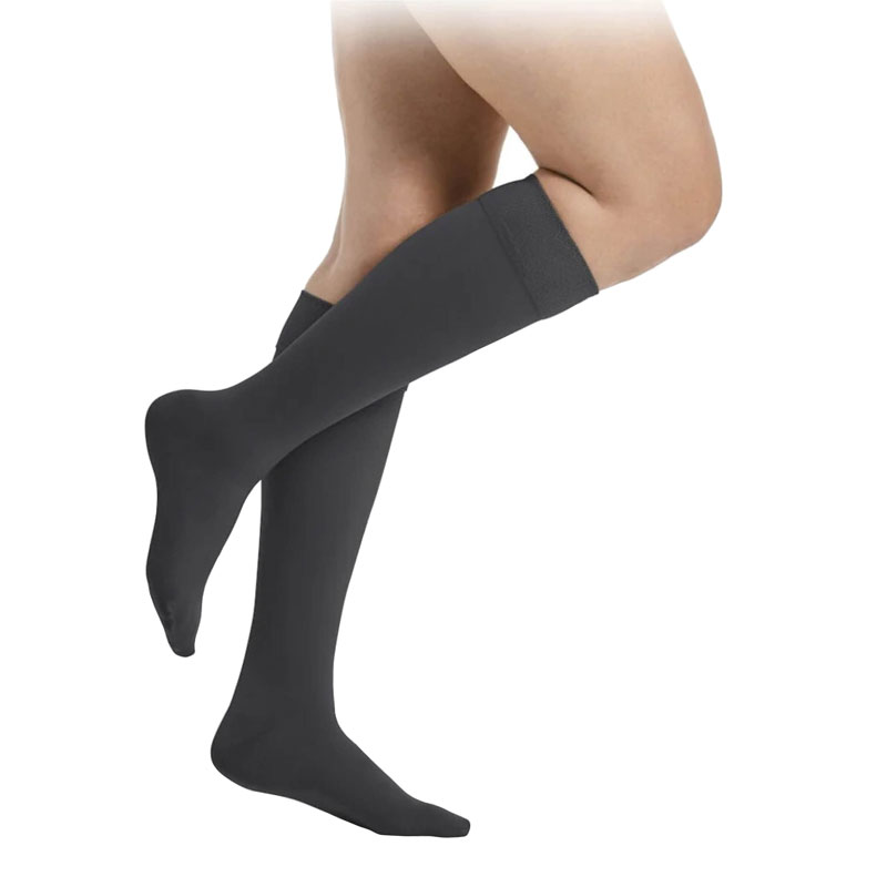 Sigvaris Style Semitransparent Class 2 Knee High Grey Compression Stockings