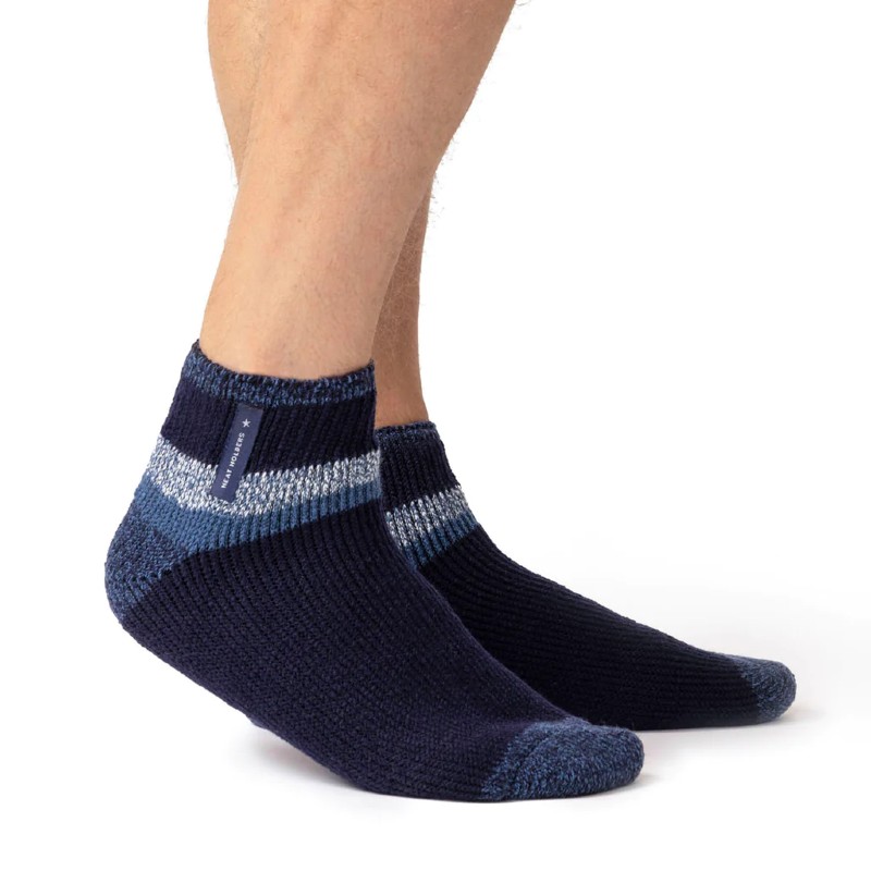 Heat Holders Navy Home Men's Thermal Ankle Socks (Pack of Three Pairs)