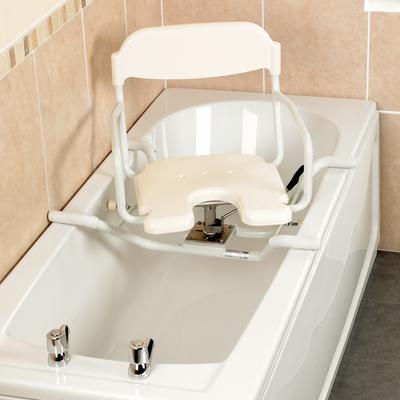 White Line Swivelling Bath Seat | Health and Care