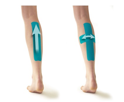 ISPORT PRECUT HAMSTRING LEG KINESIOLOGY MUSCLE PULL INJURY TAPING TAPE KITS  5CM