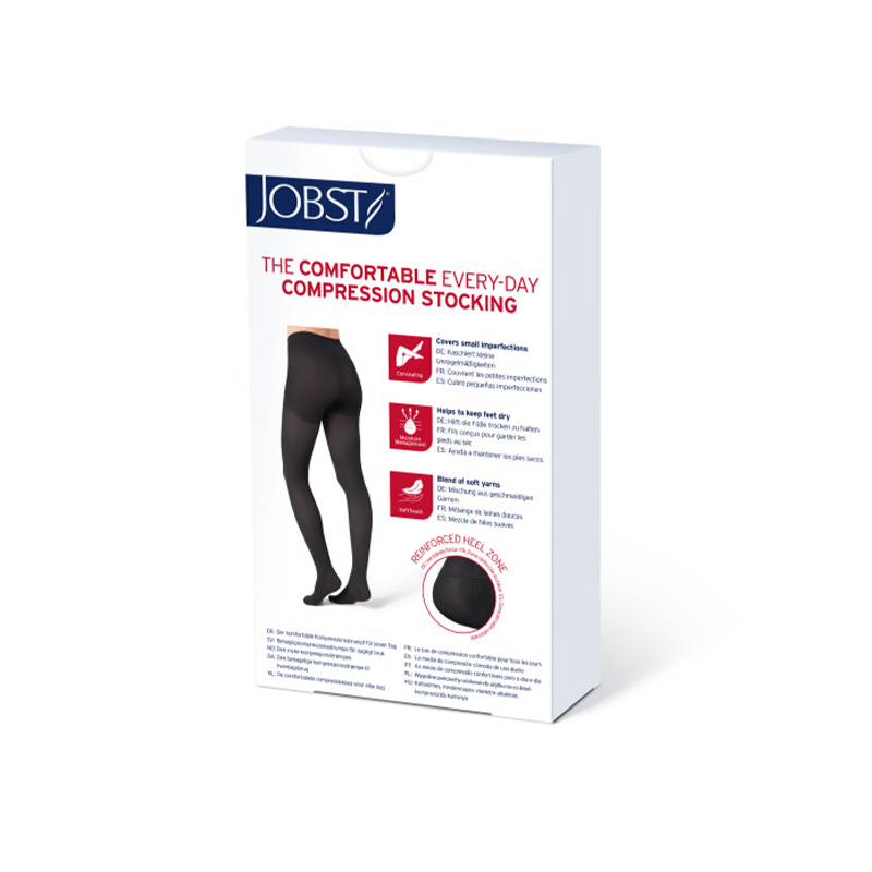 JOBST Opaque Compression Class 1 (18 - 21mmHg) Navy Closed Toe ...