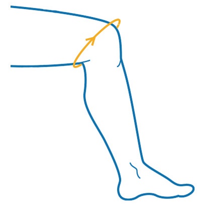 How to measure the circumference of your kneecap