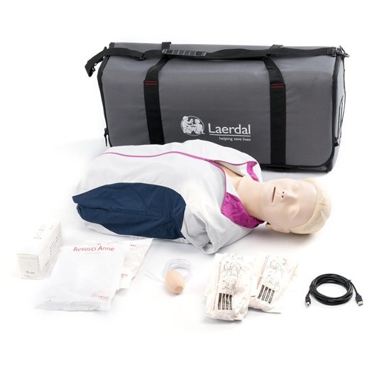 Laerdal Resusci Anne QCPR Mannequin (Torso in Carry Bag)