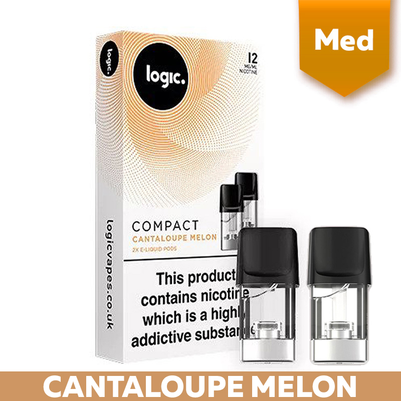 Logic Compact Cantaloupe Melon 12mg Pods Health and Care