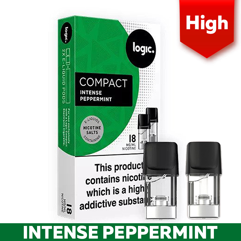 Logic Compact Intense Peppermint 18mg E-Liquid Pods