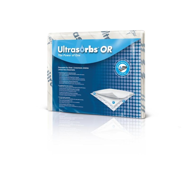 Medline UltraSorbs Absorbent Breathable Sheet or Table Cover (Case of 30)