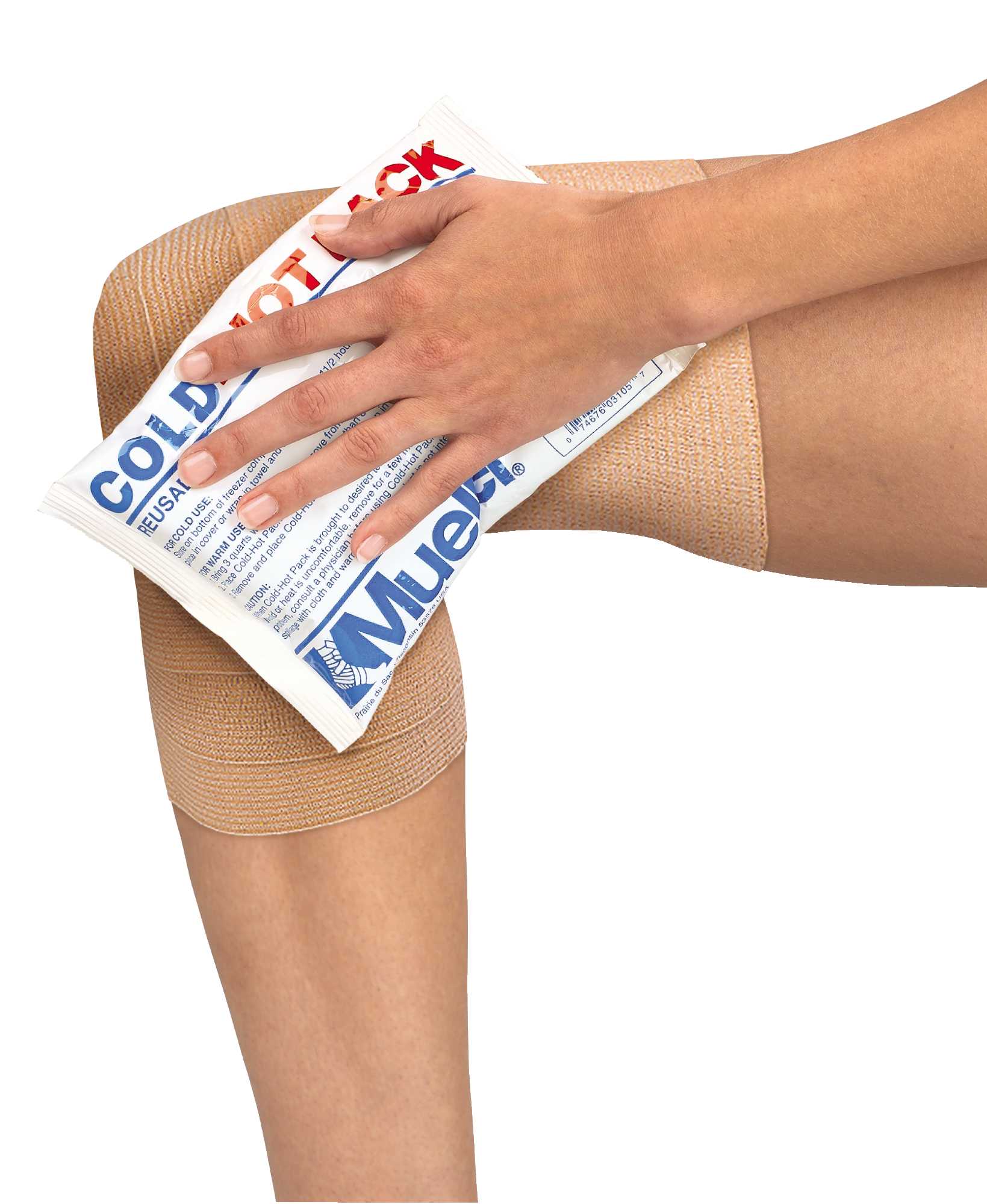 MUELLER Sports Medicine Reusable Fabric Cold/Hot Pack, Ideal for Treatment  of Minor scrapes, Bruises, Aches, Sprains and Headaches, Heat/Cold