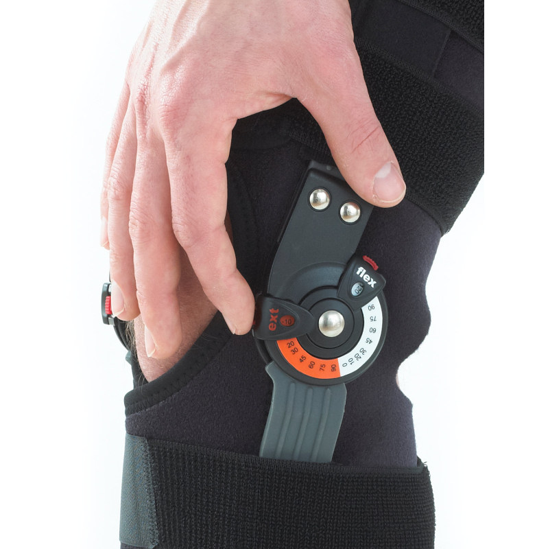 Neo G Adjusta Fit Hinged Open Knee Brace | Health And Care