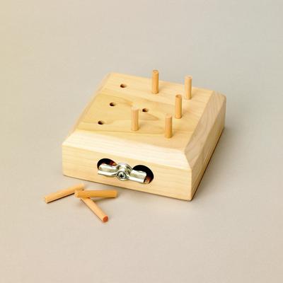 Nine-Hole Wooden Peg Test for Dexterity Testing