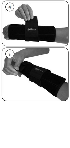 Application of the Ossur Spectra Immobilisation Wrist Brace