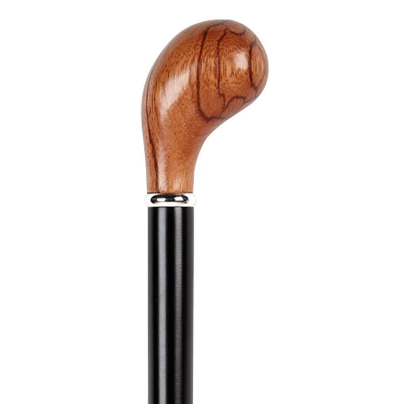 Rosewood Pistol Grip Walking Stick Health And Care 1113