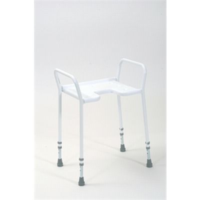 Shower Stool With Front Cut Out Health and Care