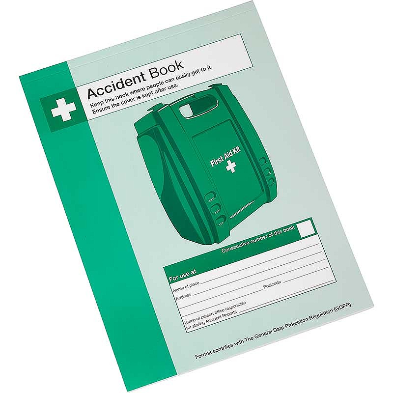 Safety First Aid Accident Book (A4) | Health And Care