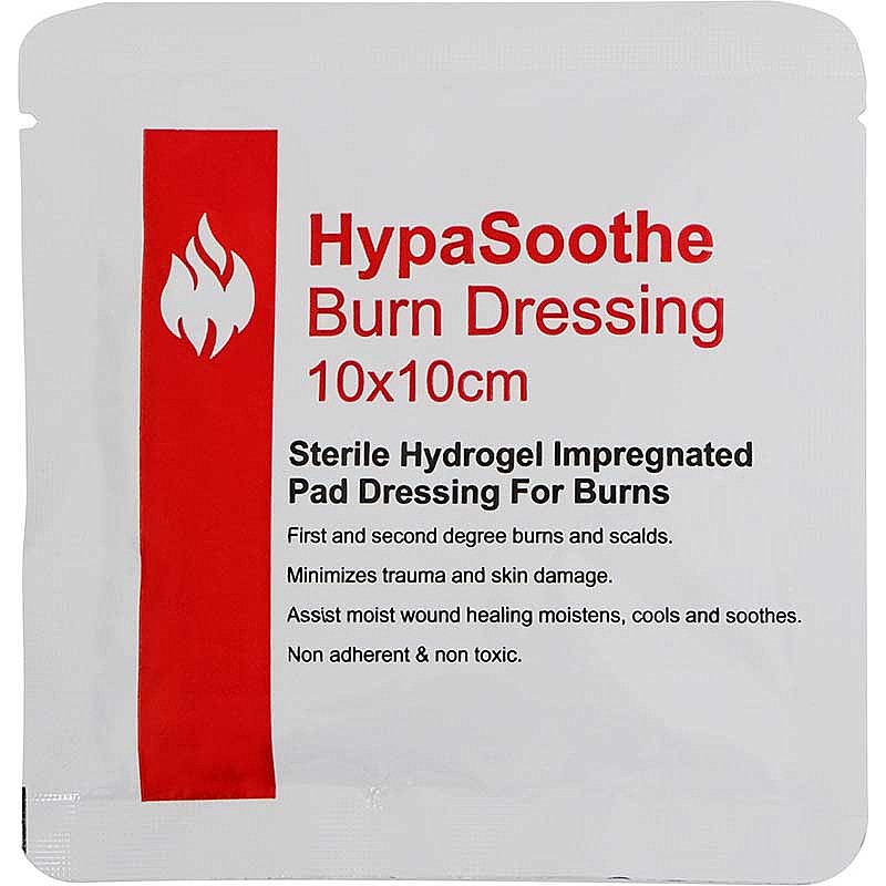 Safety First Aid Hypasoothe Burn Dressing 10cm Health And Care 4461